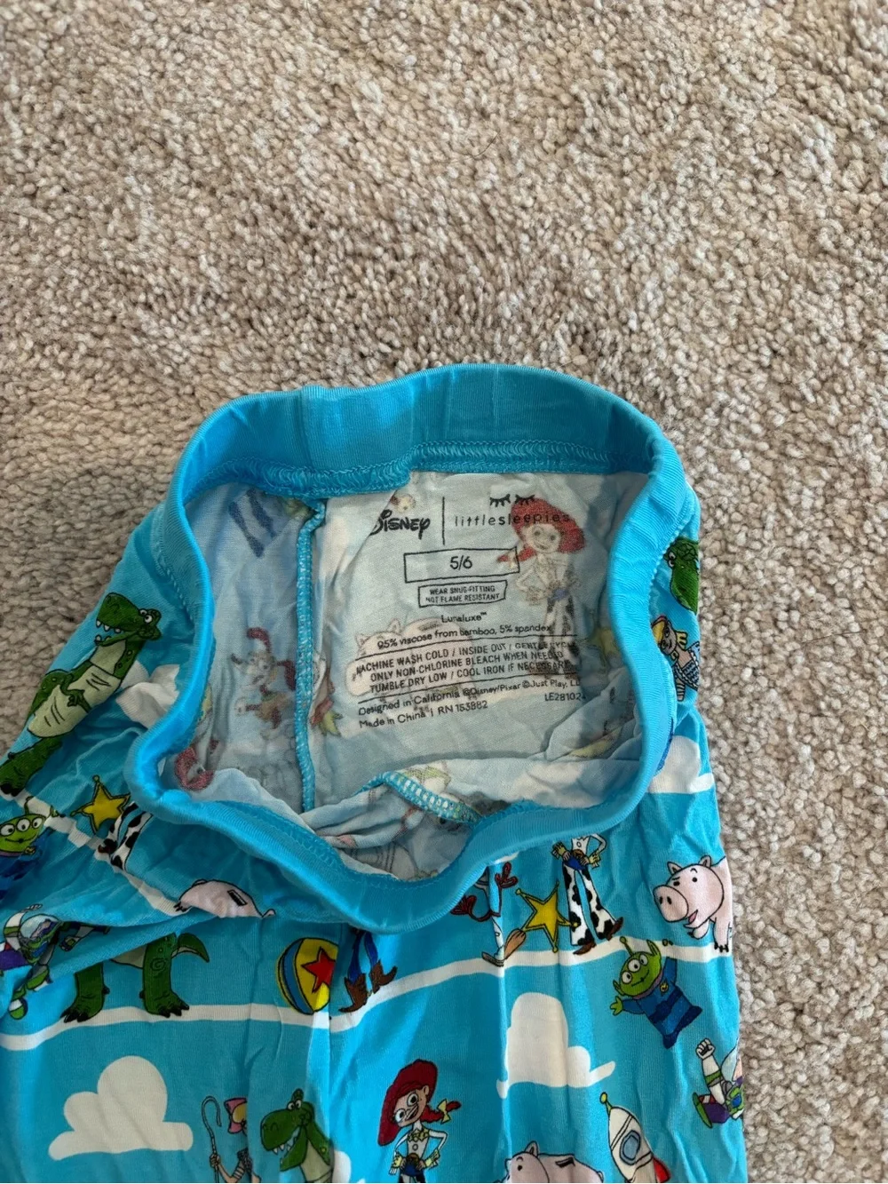 Little Sleepies Pixar Toy Story 5/6 Bottoms Only